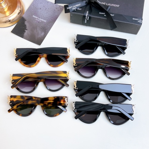 Replica Yves Saint Laurent YSL AAA Quality Sunglasses #1214119 $60.00 USD for Wholesale