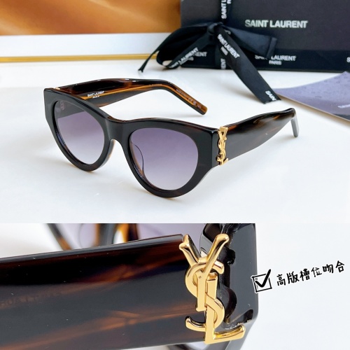 Yves Saint Laurent YSL AAA Quality Sunglasses #1214121 $60.00 USD, Wholesale Replica Yves Saint Laurent YSL AAA Quality Sunglasses