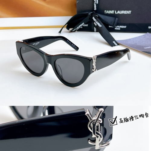 Yves Saint Laurent YSL AAA Quality Sunglasses #1214122 $60.00 USD, Wholesale Replica Yves Saint Laurent YSL AAA Quality Sunglasses