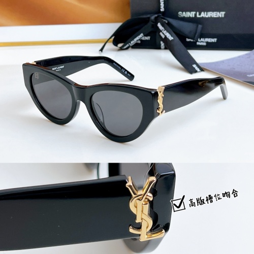 Yves Saint Laurent YSL AAA Quality Sunglasses #1214123 $60.00 USD, Wholesale Replica Yves Saint Laurent YSL AAA Quality Sunglasses