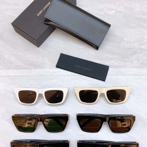 Replica Yves Saint Laurent YSL AAA Quality Sunglasses #1214137 $56.00 USD for Wholesale