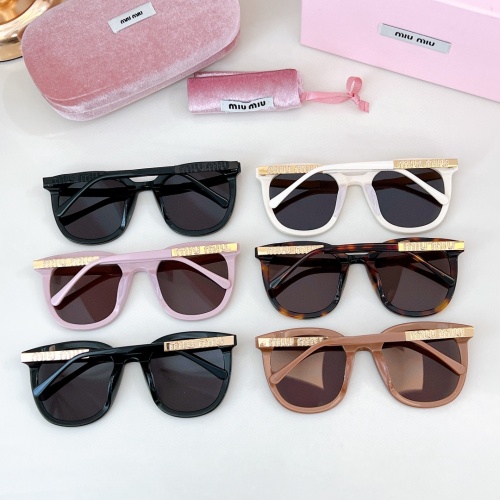 Replica MIU MIU AAA Quality Sunglasses #1214475 $64.00 USD for Wholesale