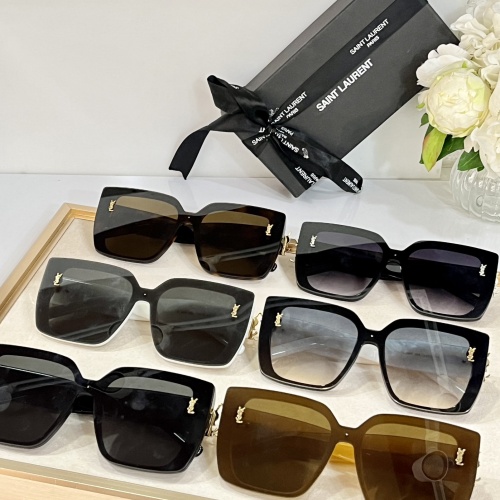 Replica Yves Saint Laurent YSL AAA Quality Sunglasses #1215235 $68.00 USD for Wholesale