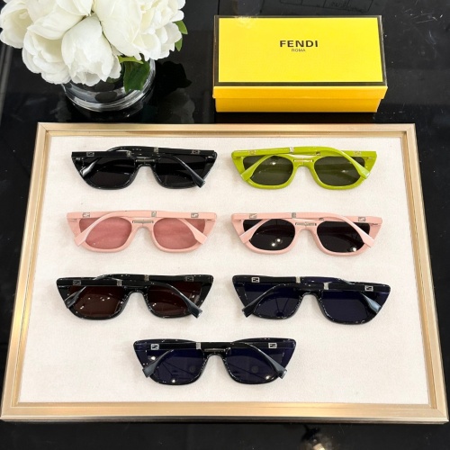 Replica Fendi AAA Quality Sunglasses #1215340 $85.00 USD for Wholesale