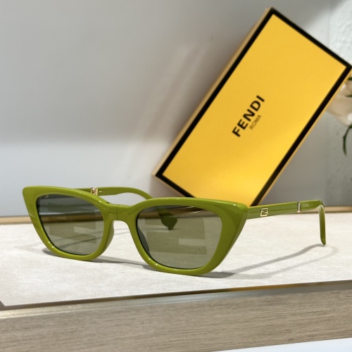 Fendi AAA Quality Sunglasses #1215341 $85.00 USD, Wholesale Replica Fendi AAA Quality Sunglasses