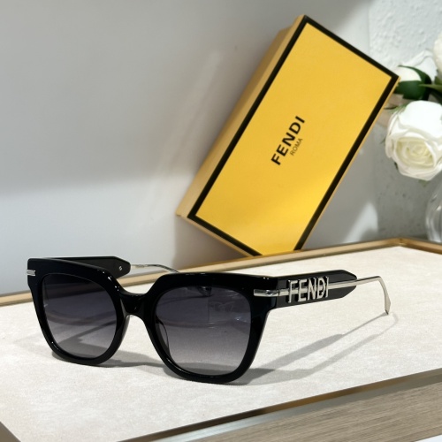 Fendi AAA Quality Sunglasses #1215344 $68.00 USD, Wholesale Replica Fendi AAA Quality Sunglasses