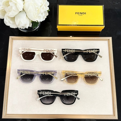 Replica Fendi AAA Quality Sunglasses #1215345 $68.00 USD for Wholesale
