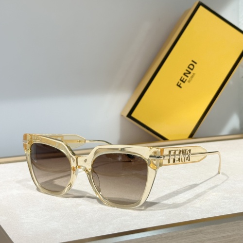 Fendi AAA Quality Sunglasses #1215346 $68.00 USD, Wholesale Replica Fendi AAA Quality Sunglasses