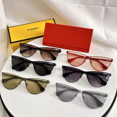 Replica Fendi AAA Quality Sunglasses #1215350 $64.00 USD for Wholesale