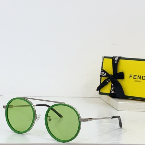 Fendi AAA Quality Sunglasses #1215359 $64.00 USD, Wholesale Replica Fendi AAA Quality Sunglasses