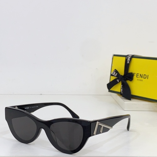 Fendi AAA Quality Sunglasses #1215369 $60.00 USD, Wholesale Replica Fendi AAA Quality Sunglasses