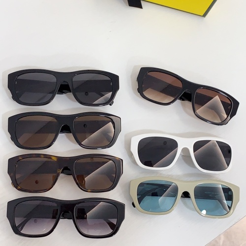 Replica Fendi AAA Quality Sunglasses #1215377 $60.00 USD for Wholesale