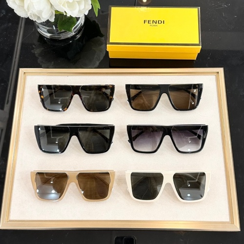 Replica Fendi AAA Quality Sunglasses #1215430 $60.00 USD for Wholesale