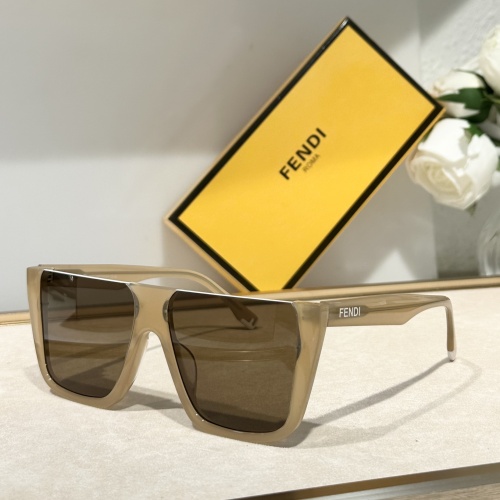 Fendi AAA Quality Sunglasses #1215431 $60.00 USD, Wholesale Replica Fendi AAA Quality Sunglasses