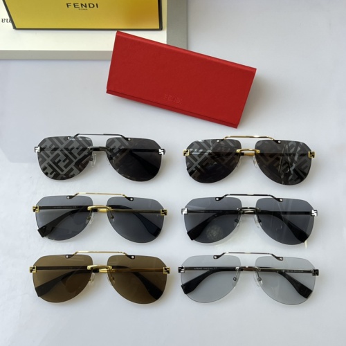 Replica Fendi AAA Quality Sunglasses #1215437 $60.00 USD for Wholesale