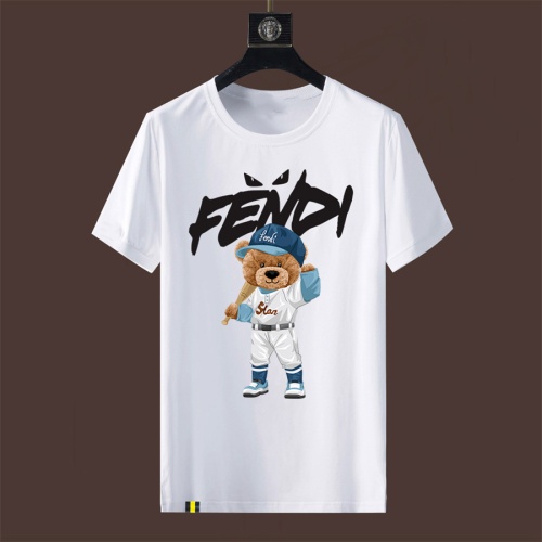 Fendi T-Shirts Short Sleeved For Men #1215974 $40.00 USD, Wholesale Replica Fendi T-Shirts