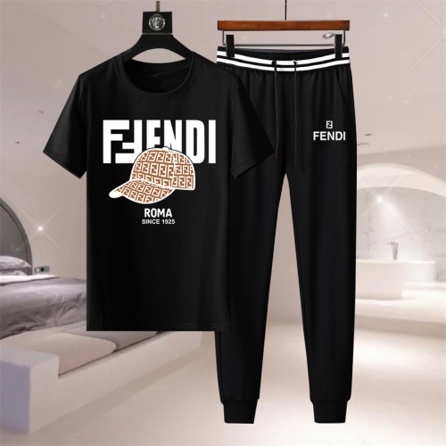 Fendi Tracksuits Short Sleeved For Men #1216077
