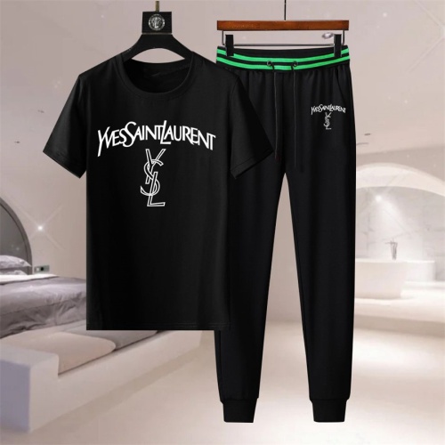 Yves Saint Laurent YSL Tracksuits Short Sleeved For Men #1216089