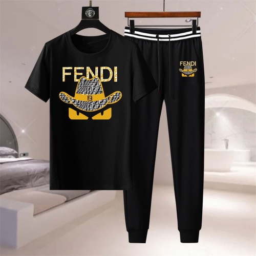 Fendi Tracksuits Short Sleeved For Men #1216099
