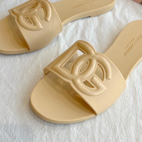 Replica Dolce & Gabbana D&G Slippers For Women #1216233 $42.00 USD for Wholesale