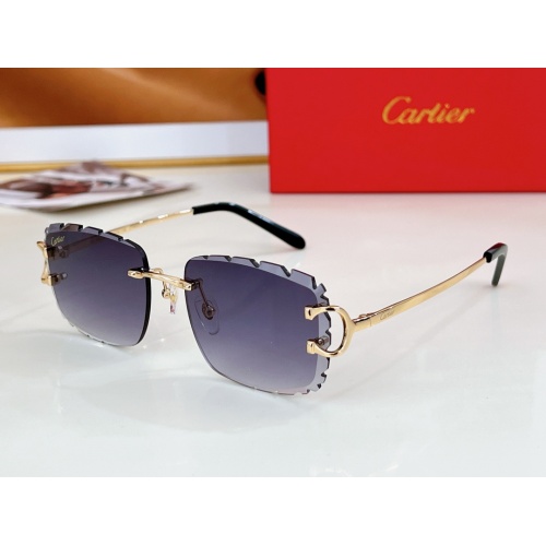 Cartier AAA Quality Sunglassess #1216400