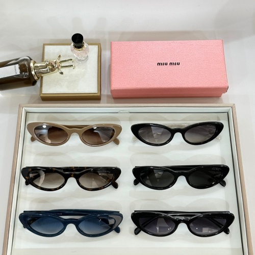 Replica MIU MIU AAA Quality Sunglasses #1216616 $60.00 USD for Wholesale