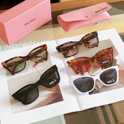 Replica MIU MIU AAA Quality Sunglasses #1216628 $60.00 USD for Wholesale