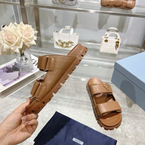 Replica Prada Slippers For Women #1216760 $92.00 USD for Wholesale