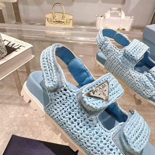 Replica Prada Sandal For Women #1216800 $105.00 USD for Wholesale