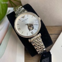 $225.00 USD Armani AAA Quality Watches In Silver For Women #1213175