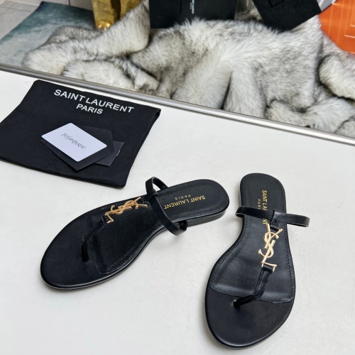 Replica Yves Saint Laurent YSL Slippers For Women #1216936 $82.00 USD for Wholesale