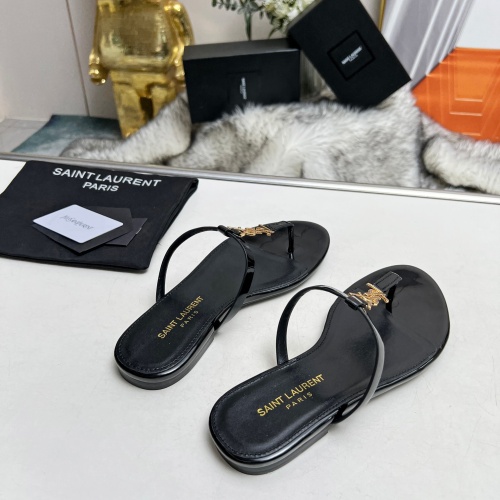 Replica Yves Saint Laurent YSL Slippers For Women #1216943 $82.00 USD for Wholesale