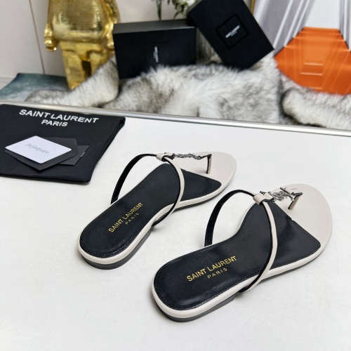 Replica Yves Saint Laurent YSL Slippers For Women #1216944 $82.00 USD for Wholesale