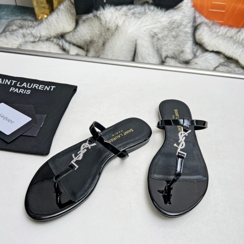 Replica Yves Saint Laurent YSL Slippers For Women #1216945 $82.00 USD for Wholesale