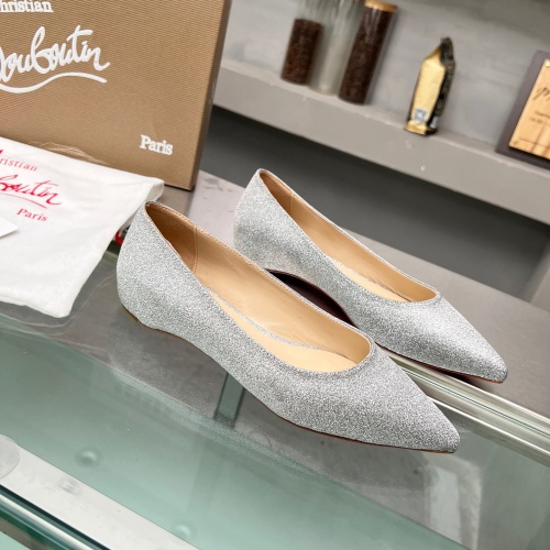 Replica Christian Louboutin Flat Shoes For Women #1217059 $102.00 USD for Wholesale