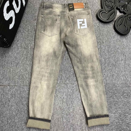 Replica Fendi Jeans For Men #1217188 $76.00 USD for Wholesale