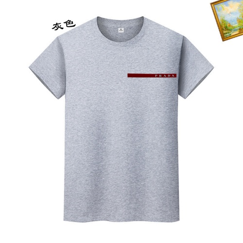 Prada T-Shirts Short Sleeved For Unisex #1217587 $25.00 USD, Wholesale Replica Prada T-Shirts