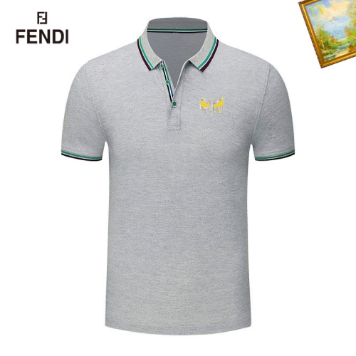 Fendi T-Shirts Short Sleeved For Men #1217895 $29.00 USD, Wholesale Replica Fendi T-Shirts