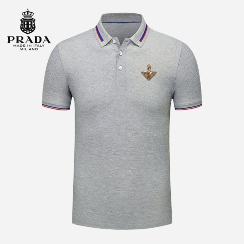 Prada T-Shirts Short Sleeved For Men #1217985
