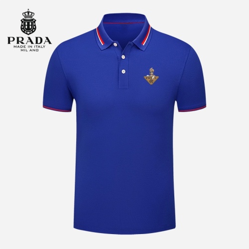 Prada T-Shirts Short Sleeved For Men #1217986