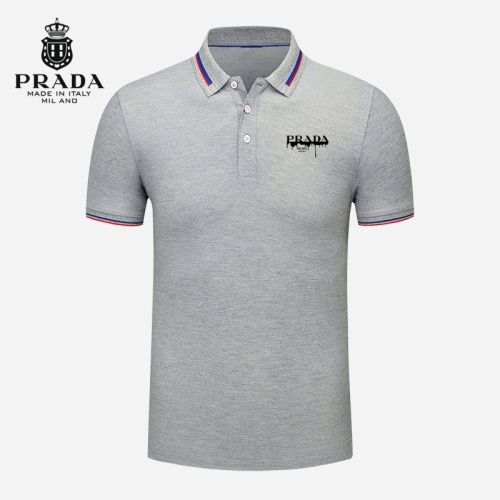 Prada T-Shirts Short Sleeved For Men #1217991