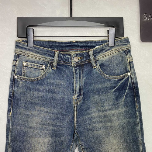 Replica Fendi Jeans For Men #1218134 $85.00 USD for Wholesale