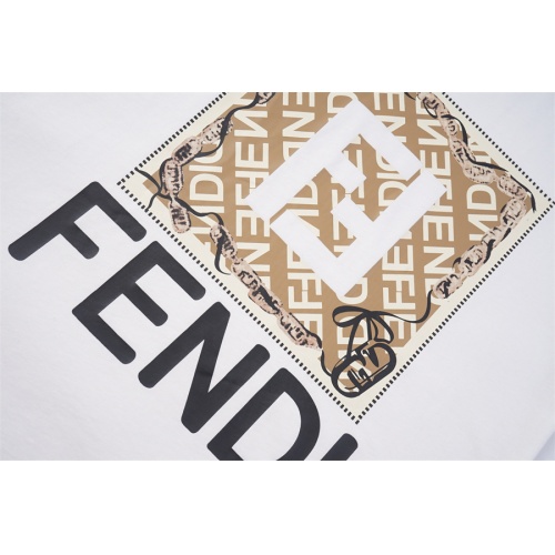 Replica Fendi T-Shirts Short Sleeved For Unisex #1218193 $32.00 USD for Wholesale
