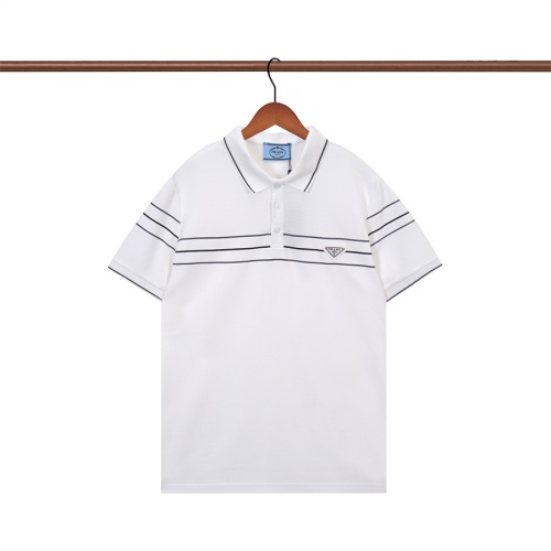 Prada T-Shirts Short Sleeved For Men #1218201
