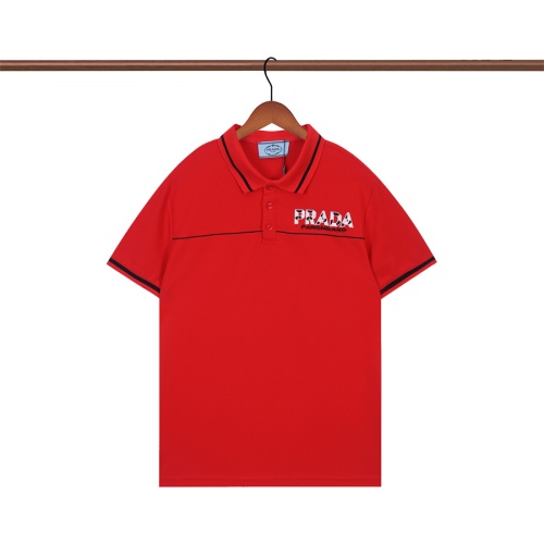 Prada T-Shirts Short Sleeved For Men #1218205