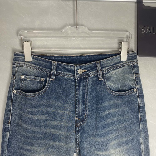 Replica LOEWE Jeans For Men #1218214 $85.00 USD for Wholesale