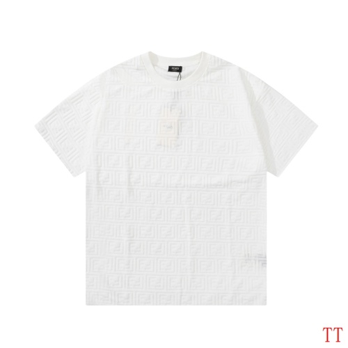 Fendi T-Shirts Short Sleeved For Unisex #1218281 $42.00 USD, Wholesale Replica Fendi T-Shirts