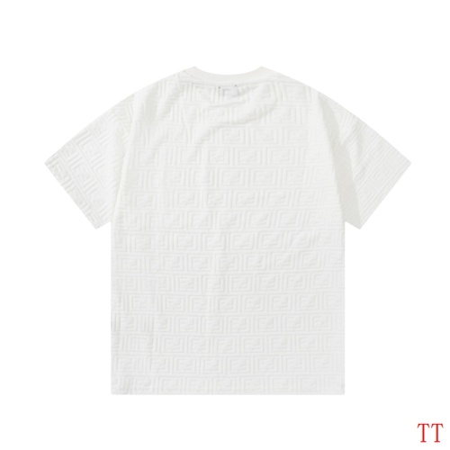 Replica Fendi T-Shirts Short Sleeved For Unisex #1218281 $42.00 USD for Wholesale