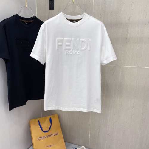 Fendi T-Shirts Short Sleeved For Unisex #1218378 $64.00 USD, Wholesale Replica Fendi T-Shirts