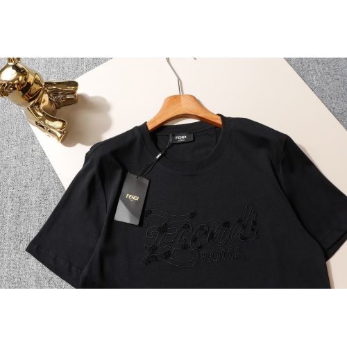 Replica Fendi T-Shirts Short Sleeved For Unisex #1218379 $60.00 USD for Wholesale